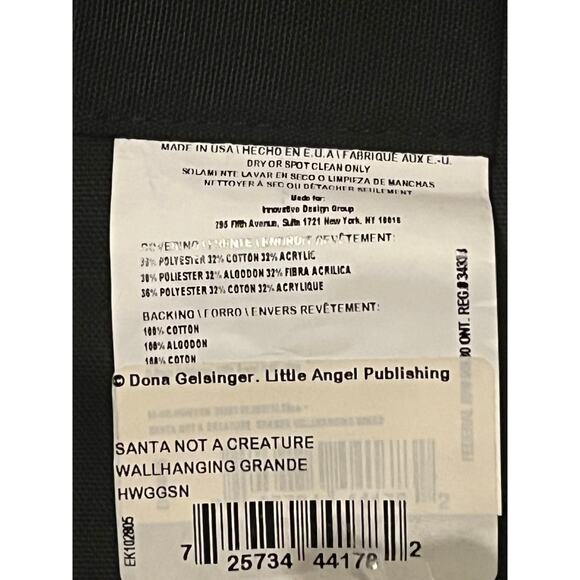 Santa Wall Door Jacquard Tapestry 34x51 Dona Gelsinger - Picture 4 of 6